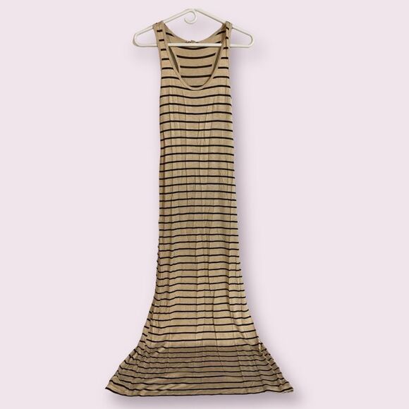 Zenana Outfitters Striped Midi Dress - Picture 1 of 2